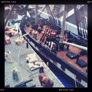 Detail of the Diorama at Salem Massachusetts Visitors Center