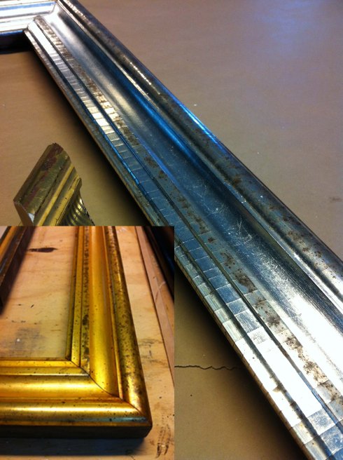 gilding silver leaf frame