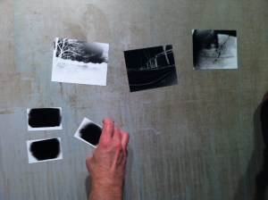 after the first round of shooting I demonstrated how to develop the negatives. The group then developed their first batch of test images to see if their exposure times were on track