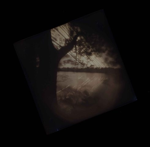 Below Skowhegan as the river turns and heads toward Waterville we come to Hinckley. The paper mill is still active there. This image was taken from the riverside beyond a small highbush blueberry farm.