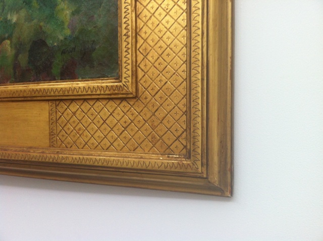 gold leaf, harer, frame